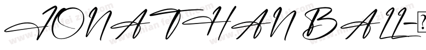 JONATHAN BALL字体转换